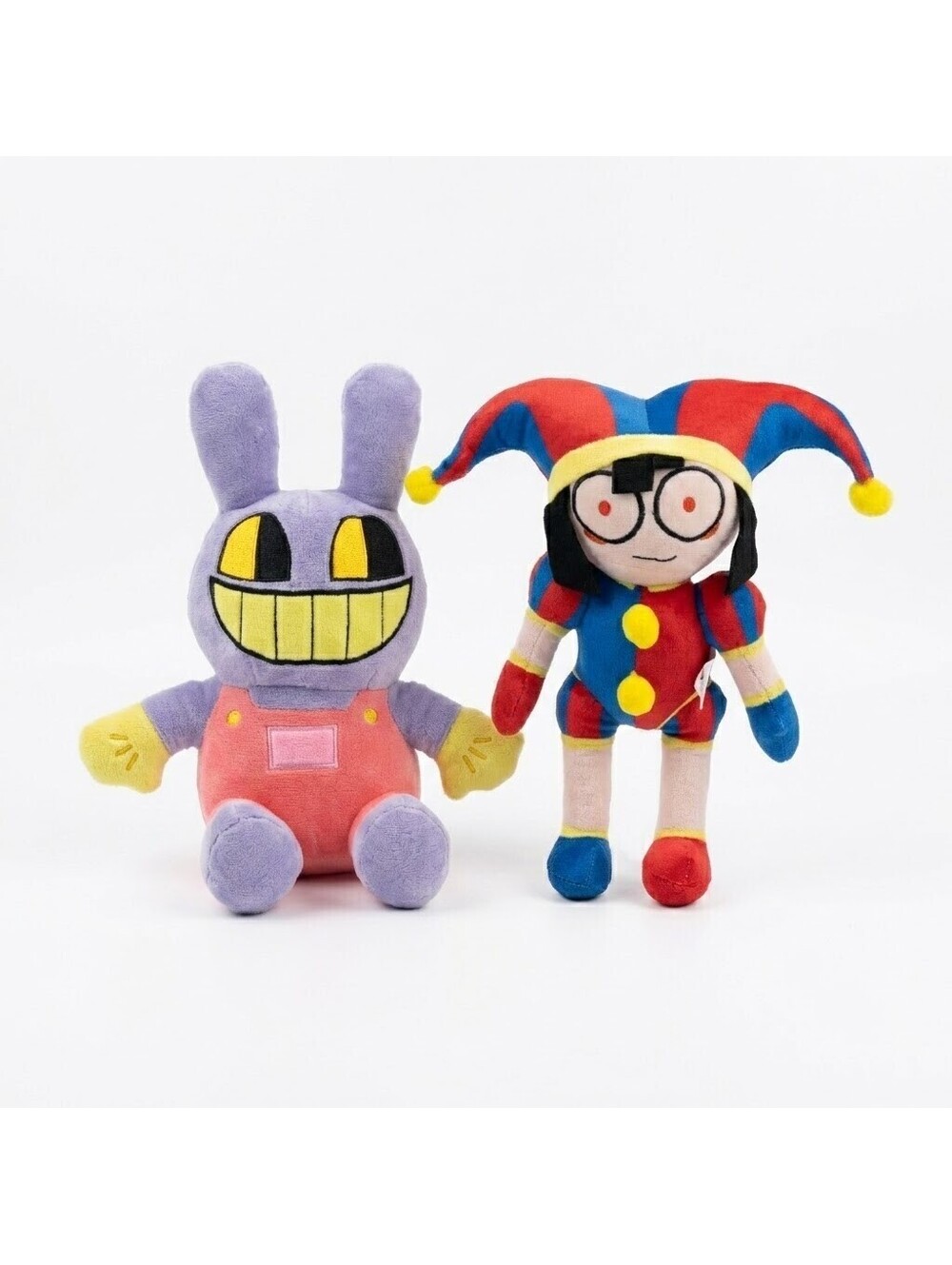 The Amazing Digital Circus Plush Lot Jax & Pomni Stuffed Toy Bundle Set 8"